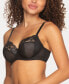 Фото #3 товара Women's Fleurs 4-Section Cup Unlined Embroidered Underwire Bra, 115166