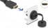 Фото #2 товара Delock Easy 45 HDMI Module 45 x 45 mm - 0.045 m - HDMI Type A (Standard) - HDMI Type A (Standard) - Black - White