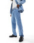 Фото #2 товара Wrangler relaxed straight baggy fit acid wash jeans in light wash co-ord