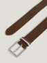 Signature Stripe Loop Leather Belt