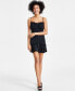 Фото #1 товара Women's Sweetheart-Neck Ruffled Snap-Front Dress, Created for Macy's