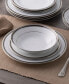 Austin Platinum 12-Piece Dinnerware Set, Service for 4