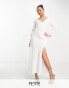 Фото #2 товара Forever New Petite long sleeve maxi dress in ivory