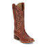 Фото #2 товара Tony Lama Camarillo Embroidered Wide Square Toe Cowboy Mens Brown Casual Boots