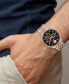ფოტო #4 პროდუქტის Men's Chronograph Colonne Ion Plated Stainless Steel Bracelet Watch 44mm