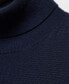 Фото #3 товара Men's 100% Merino Wool Turtleneck Sweater