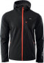 Kurtka męska Elbrus SOFTSHELL IVER BLACK/SPICY ORANGE/ASPHALT XXL