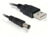 Delock Cable USB Power - 1 m - USB A - Male/Male - Black
