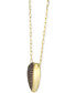 ფოტო #2 პროდუქტის GODIVA x Le Vian® Chocolate Diamond Pavé Heart Pendant Necklace (2-3/8 ct. t.w.) in 14k Gold, 17" + 2" extender