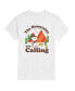 Фото #1 товара Men's Peanuts Mountains Calling T-shirt