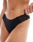 Фото #1 товара Cotton On party pants seamless g-string brief in black