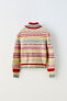 Retro knit ski sweater