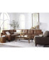 Фото #15 товара CLOSEOUT! Harli 3-Pc. Leather Sectional, Created for Macy's