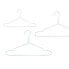 Set of Clothes Hangers Metal Silicone 40 x 21 x 0,5 cm (24 Units)