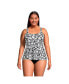 Фото #3 товара Plus Size Flutter Tankini Top