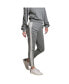 Фото #2 товара Women's French Terry Reverse Side Panel Trouser Jogger