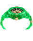 ფოტო #2 პროდუქტის Unisex The Skull Scuba Duba Green Silicone Strap Watch 44mm