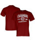 ფოტო #1 პროდუქტის Men's and Women's Crimson Oklahoma Sooners 2024 Big 12 Women's Basketball Regular Season Champions T-Shirt