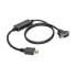 Фото #3 товара Tripp P566-003-VGA HDMI to VGA Active Adapter Cable (HDMI to Low-Profile HD15 M/M) - 3 ft. (0.9 m) - 0.9 m - HDMI - HD15 - MICRO-USB B - Male - Female - Gold