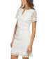 Фото #3 товара Women's Lace Keyhole-Cutout Sheath Dress