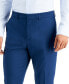 Фото #4 товара Men's Slim-Fit Non-Iron Performance Stretch Heathered Dress Pants