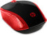 HP Wireless Mouse 200 (Empress Red) - Ambidextrous - Optical - RF Wireless - 1000 DPI - Black - Red - фото #4