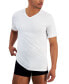 ფოტო #1 პროდუქტის Men's Authentic 5-Pk. Solid Cotton V-Neck T-Shirts
