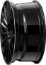 2DRV WH39 schwarz glänzend lackiert mit hochglanzpoliertem Felgenbett 9x20 ET35 - LK5/112 ML66.6