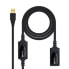 Фото #10 товара удлинительный USB-кабель NANOCABLE 10.01.0213 Чёрный 15 m