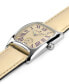 ფოტო #2 პროდუქტის Women's Swiss American Classic Small Second Beige Leather Strap Watch 24x27mm