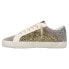 Фото #3 товара Vintage Havana Flair Glitter Slip On Womens Gold, Multi Sneakers Casual Shoes F