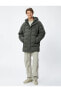 Фото #3 товара Куртка мужская Koton Respect Life Утепленная с капюшоном