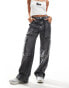 Фото #1 товара AllSaints Echo cargo jeans in washed black