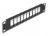 Delock 66676 - Blank panel - Black - Metal - 1U - 25.4 cm (10") - 44 mm