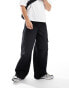 Фото #1 товара ASOS DESIGN super baggy cargo trousers in washed black