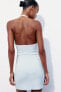 Фото #5 товара Платье облегающего кроя с горловиной халтер ZARA
