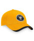 ფოტო #3 პროდუქტის Men's Gold Pittsburgh Penguins Fundamental Adjustable Hat