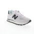 New Balance 574 ML574DMG Mens Gray Suede Lace Up Lifestyle Sneakers Shoes