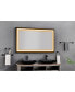 Фото #1 товара Oversized Black LED Mirror Kit for Bathroom/Wall 36x60