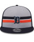 Фото #3 товара Men's Gray Detroit Tigers 2024 Batting Practice 9FIFTY Snapback Hat