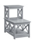 Фото #3 товара Oxford 2 Step Chairside End Table