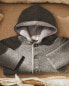 Фото #7 товара Hooded merino wool baby jacket