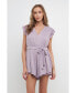 ფოტო #2 პროდუქტის Women's Texture Knit Romper