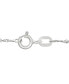 Фото #3 товара Italian Gold perfectina 18" Chain Necklace (1-1/3mm) in 14k White Gold