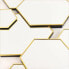 Spiegel Hexagon Gold 61.5x38cm Spiegel
