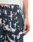 Фото #3 товара Farah sepel fatigue print shorts in navy