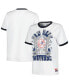 ფოტო #1 პროდუქტის Women's White New York Yankees Oversized Ringer T-Shirt