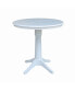 Фото #1 товара 36" Round Top Pedestal Table with 12" Leaf