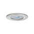 PAULMANN Nova - Recessed lighting spot - Non-changeable bulb(s) - 6.5 W - 4000 K - 450 lm - Stainless steel