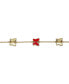 14k Yellow Gold Plated Adjustable Bracelet with Butterfly Charms for Kids